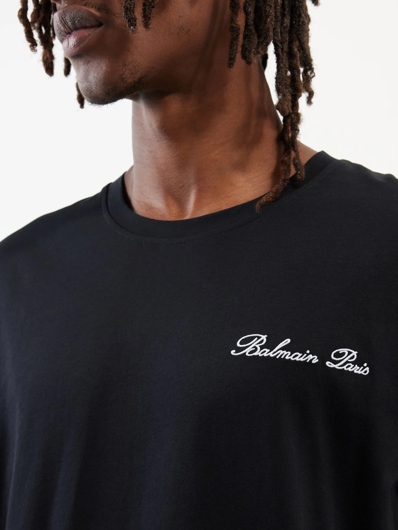 Balmain | Signature-Embroidered Cotton T-shirt